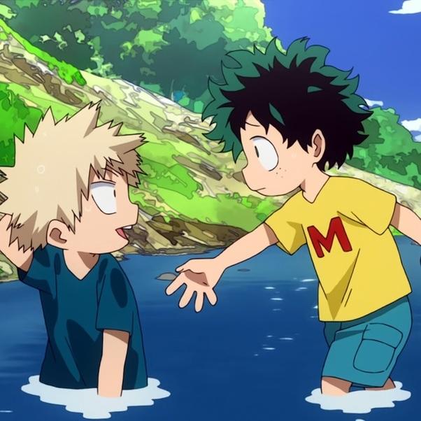 My Hero Academia Deku helps Bakugo