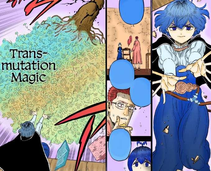 Grey Transmutation Magic Black Clover