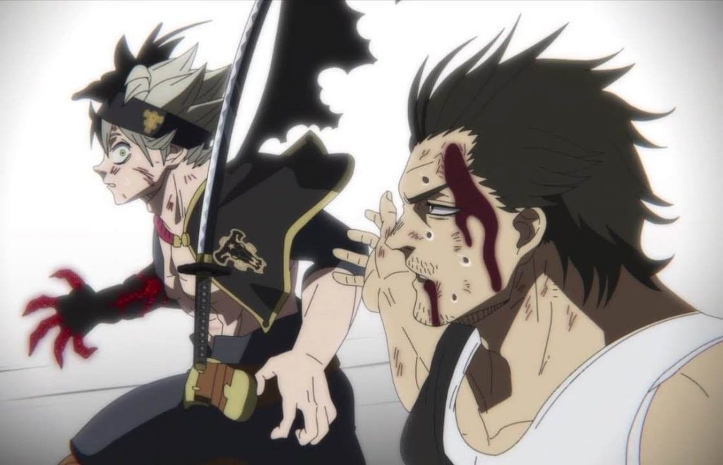 Yami Gives Asta His Sword