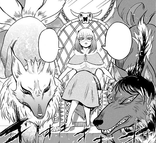 Iruma-Kun Blizzard Wolf & Snow Fox King